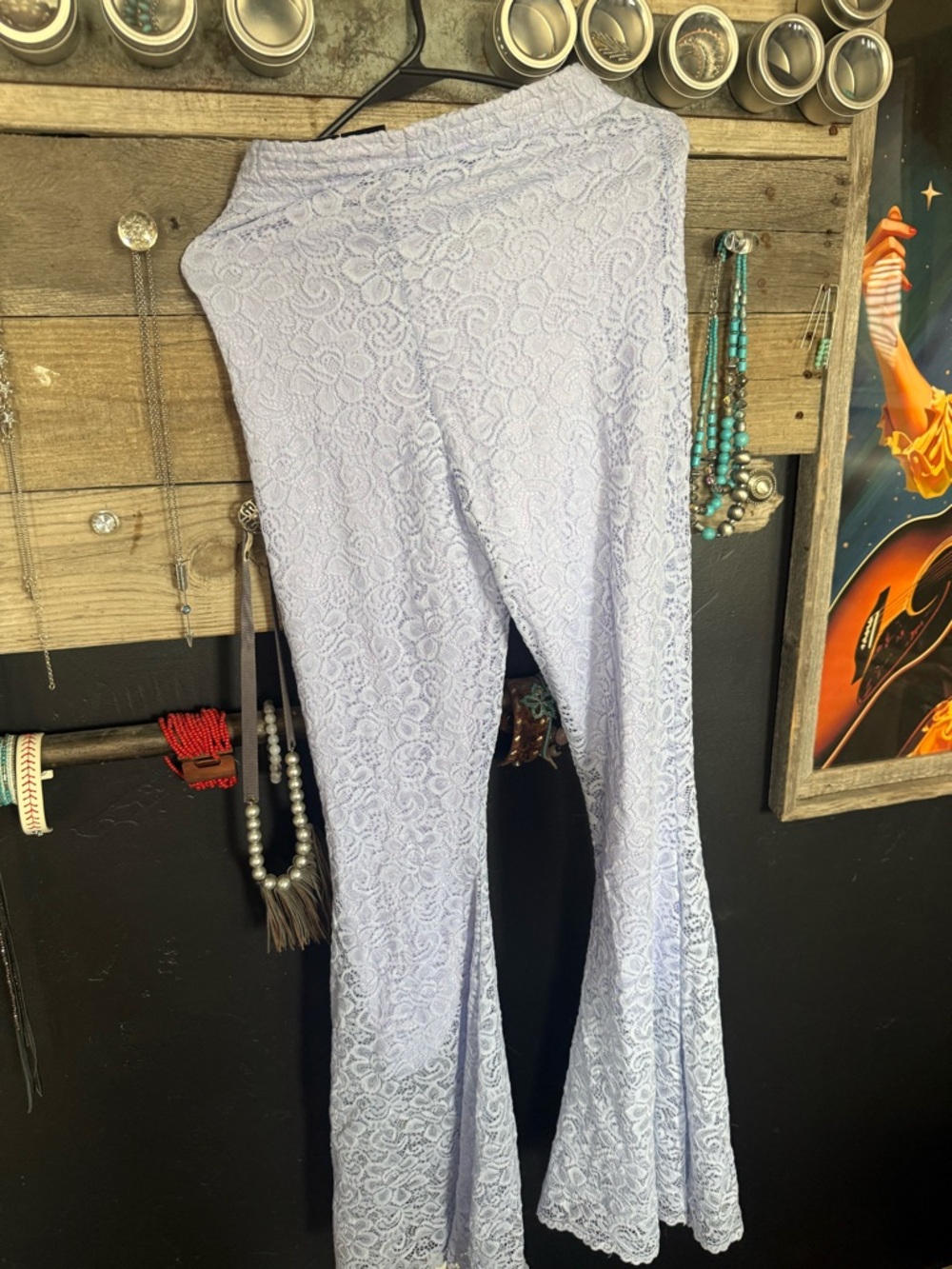 Lucky And Blessed Lace Flares View 5